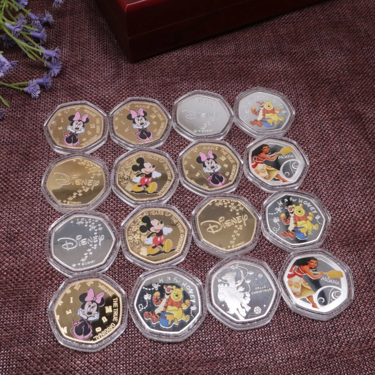 China Manufacture High quality/High cost performance Custom Gold Plated Tungsten Vision Bucky Challenge Souvenir Coin