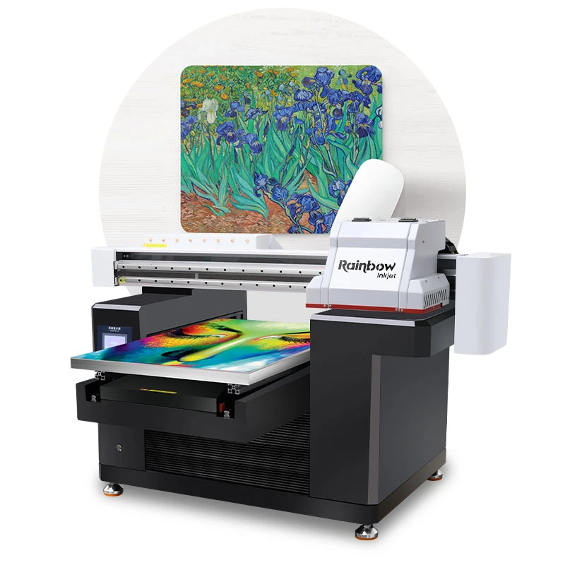 Digital UV Flatbed A2 Printing Machine 5070 para Nome da empresa Papel para placa de impressão de cartões de identificação