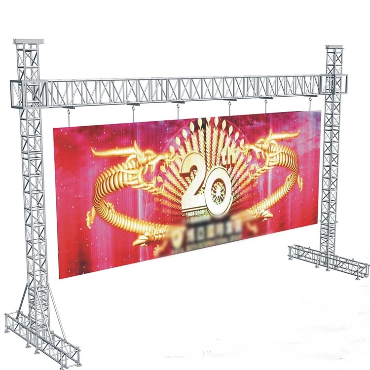 Dragonstage 2023 Totem en aluminium de l'éclairage LED Truss Portable Truss Objectif Post écran LED Mobile pour l'événement Salon