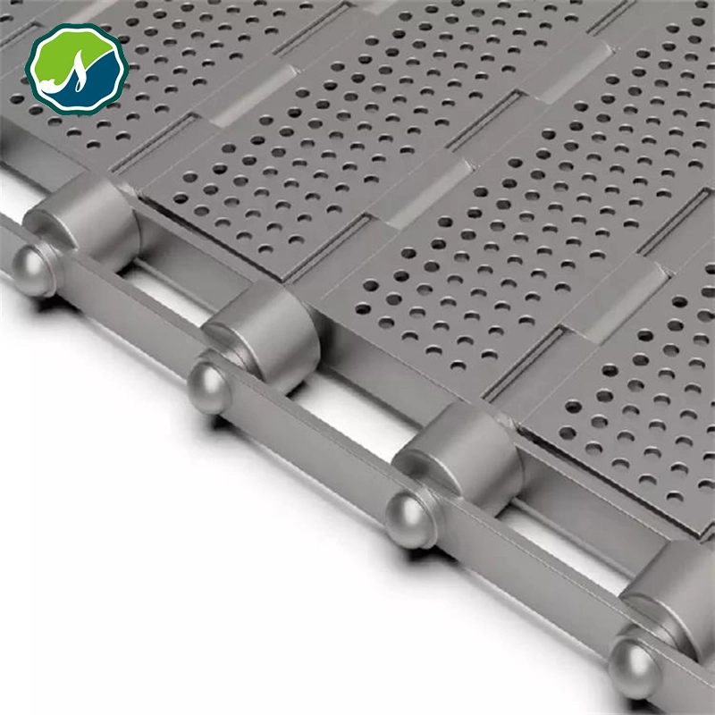 Metal Stainless Steel Perforated Chain Link Wire Mesh Conveyor Belts