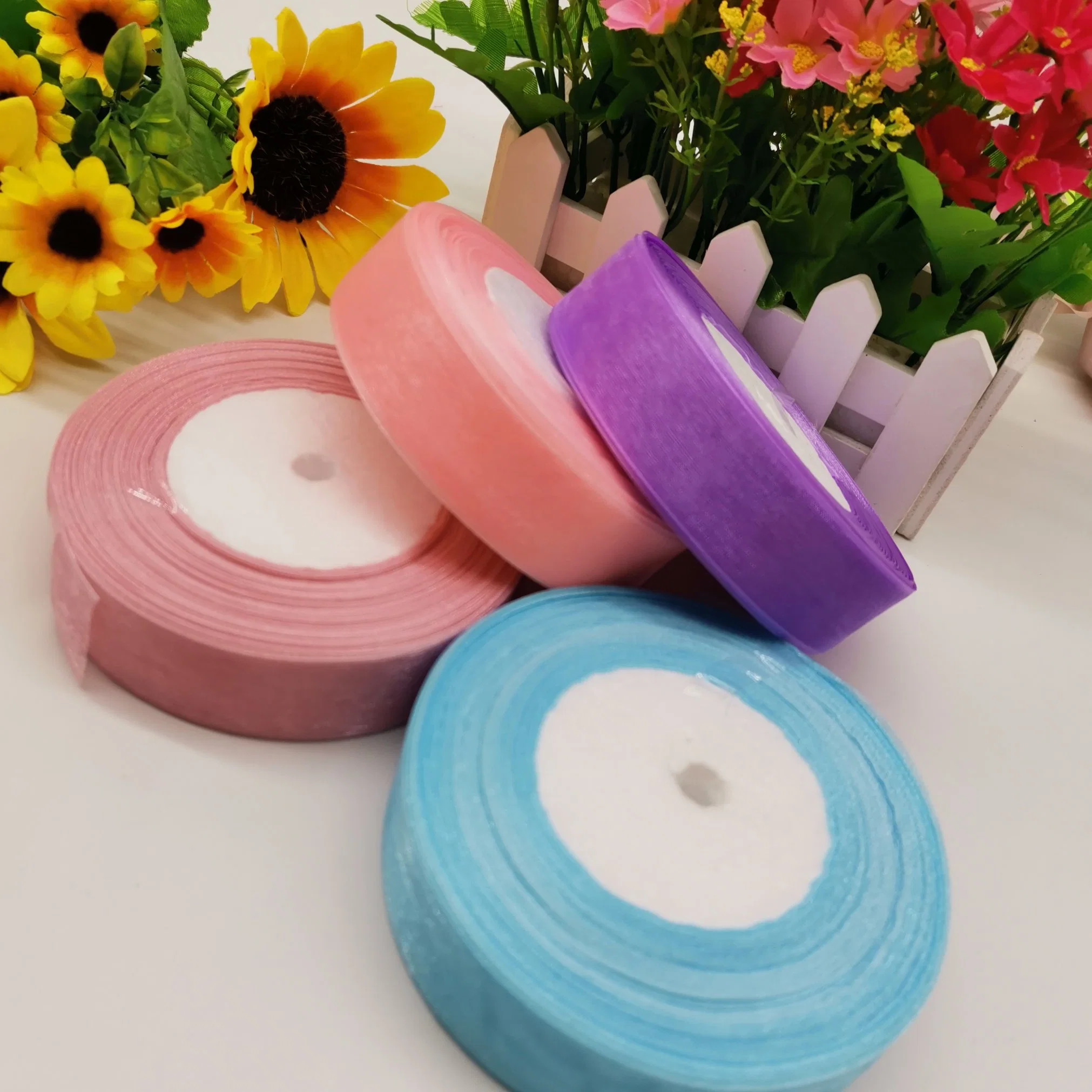 Nylon Organza Ribbon with Different Packing for Wrapping/Gift Packing