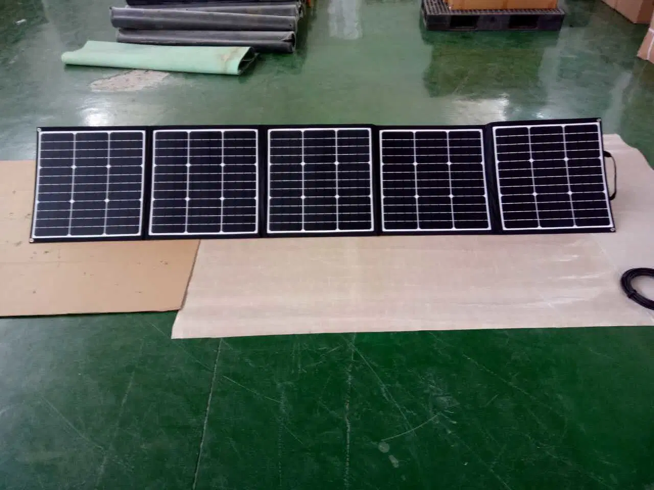 Manta solar de tela plegable Camping paneles plegables RV Cargador de batería solar