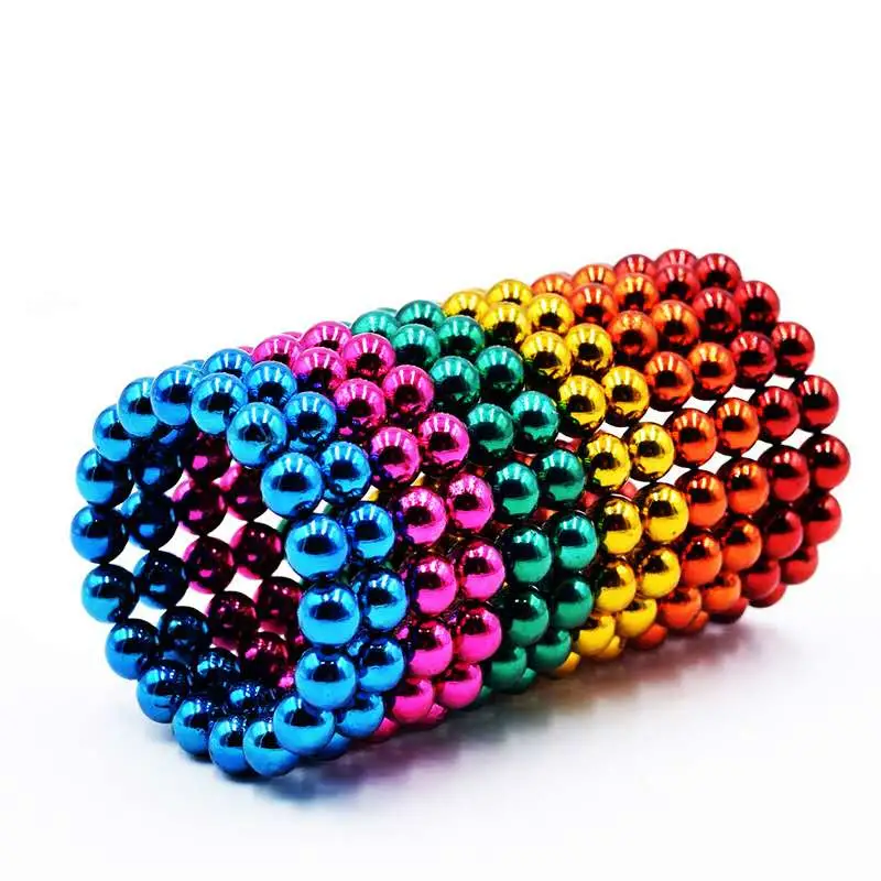 216HP 512 PCS 1000 Unidades 5mm Buckyballs Ímã Bolas Magnético campo magnético do ímã NdFeB bola Toy