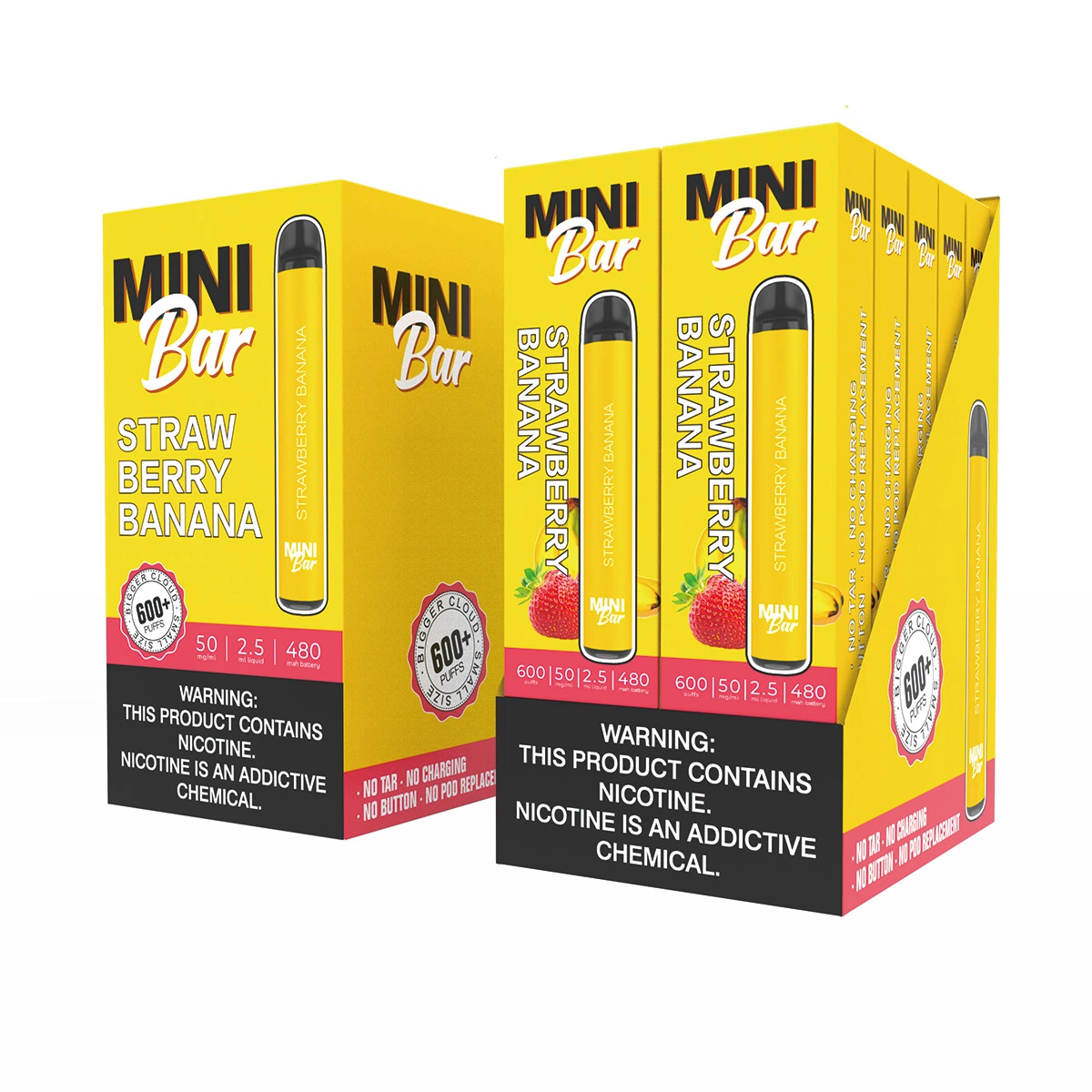 Wholesale/Supplier Cheap Price Mini Bar Ecigarette 2.5ml 450 Puffs Disposable Pod Starter Kit