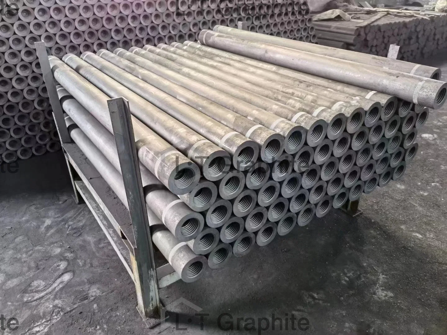 High Temperature Resistant Thermal Conductive Small Graphite Electrode for Smelting Rust Steel Strips