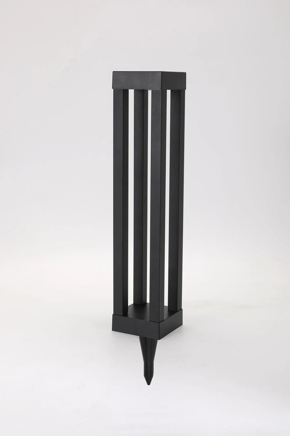 Stainless Steel Modern Solar Bollard Light with Stake