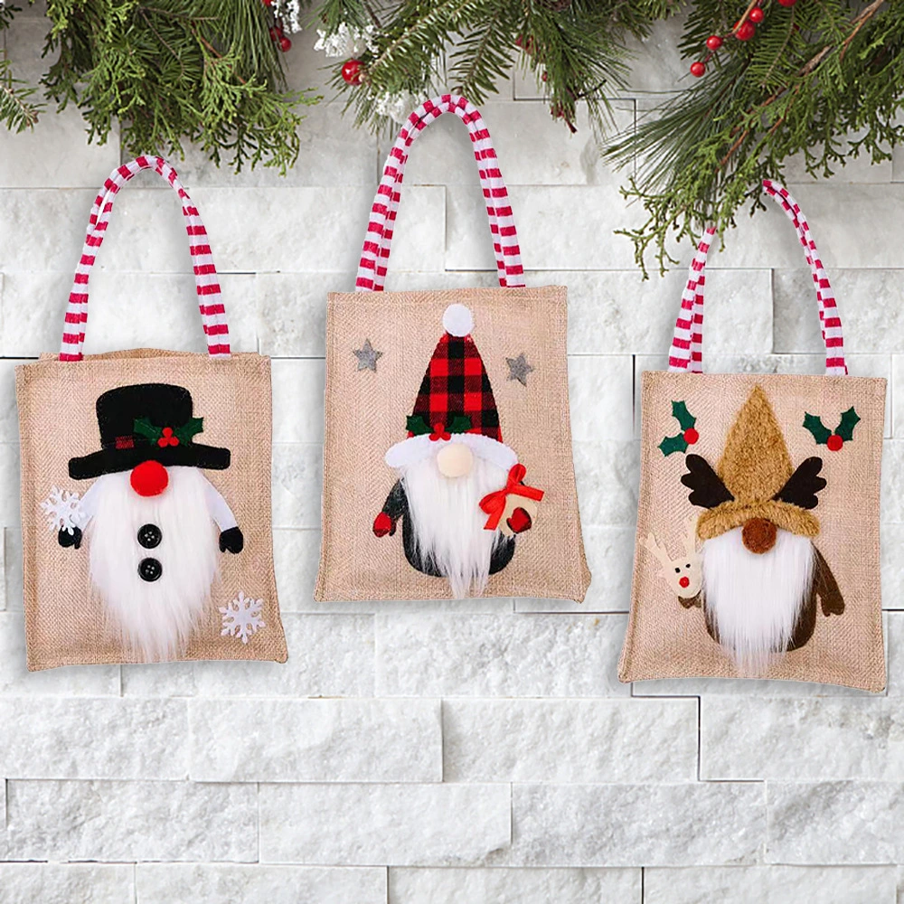 La navidad Elf bolsas Bolsas de Productos Nuevos Santa Bolsas de regalos decoración de fiesta