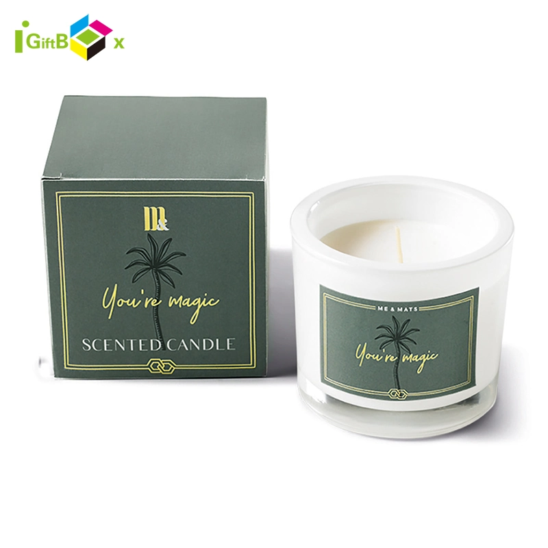 Custom Logo Prinitng Candle Box Rigid Fragrance Gift Packaging Box