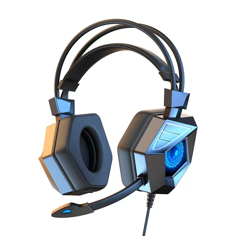 2022 Newest 6D Surround Immersive Sound Over Ear Gaming Headset Computer Headphone RGB light Noise Cancelling Game Headphone Earphone.