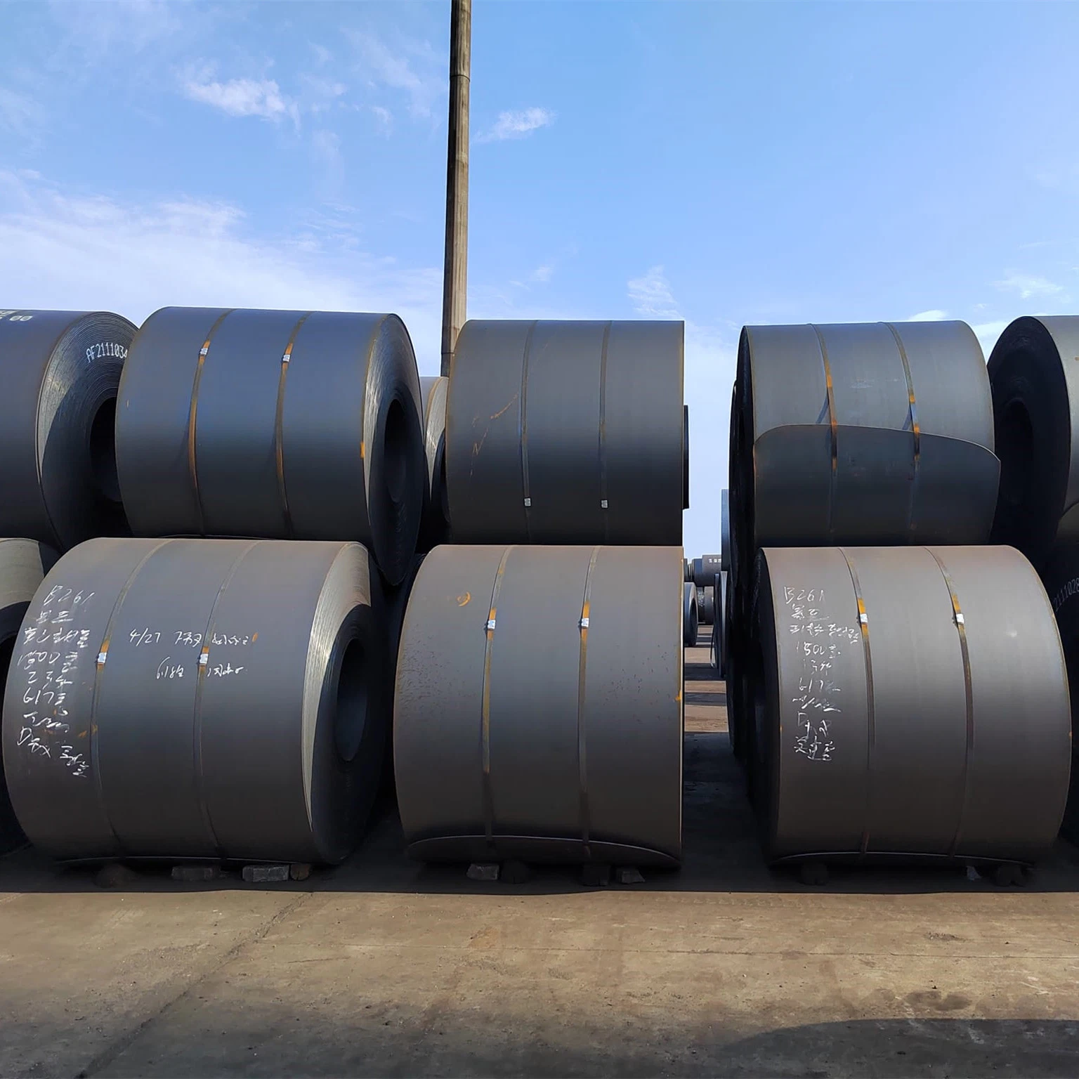 Sm490 SPHC A36 A568 Carbon Steel Coil Hot Rolled Carbon Steel Coils Structural Black Carbon Steel