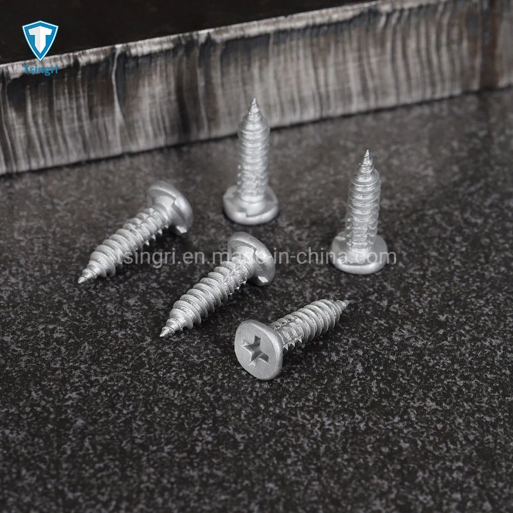 TGR/Tsingri Cross Recessed Phillips Flat Round Head With Four-Claw Self-Tapping Screws Ruspert Roofing Screws