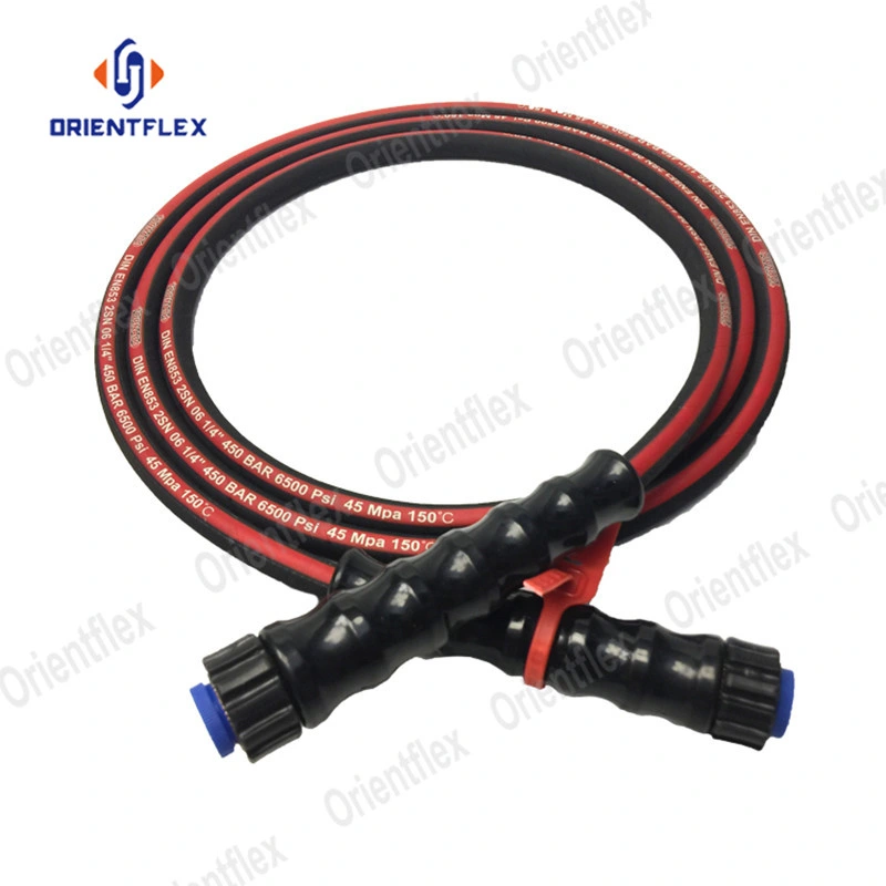 Universal 6000 Psi Industrial Heavy Duty Rubber Pressure Washer Hose