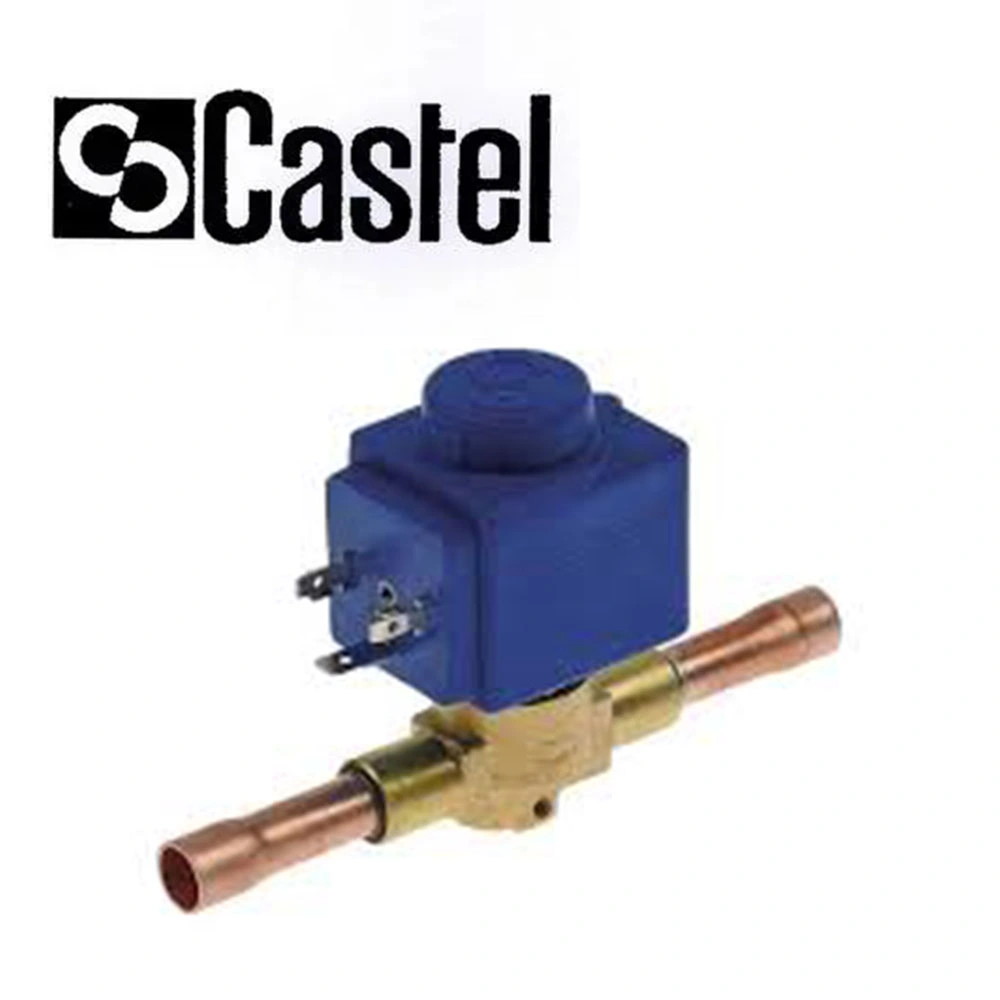 Hf2 1068/4A6 de la válvula de solenoide de Castel 12mm de tubo del sistema de refrigeración