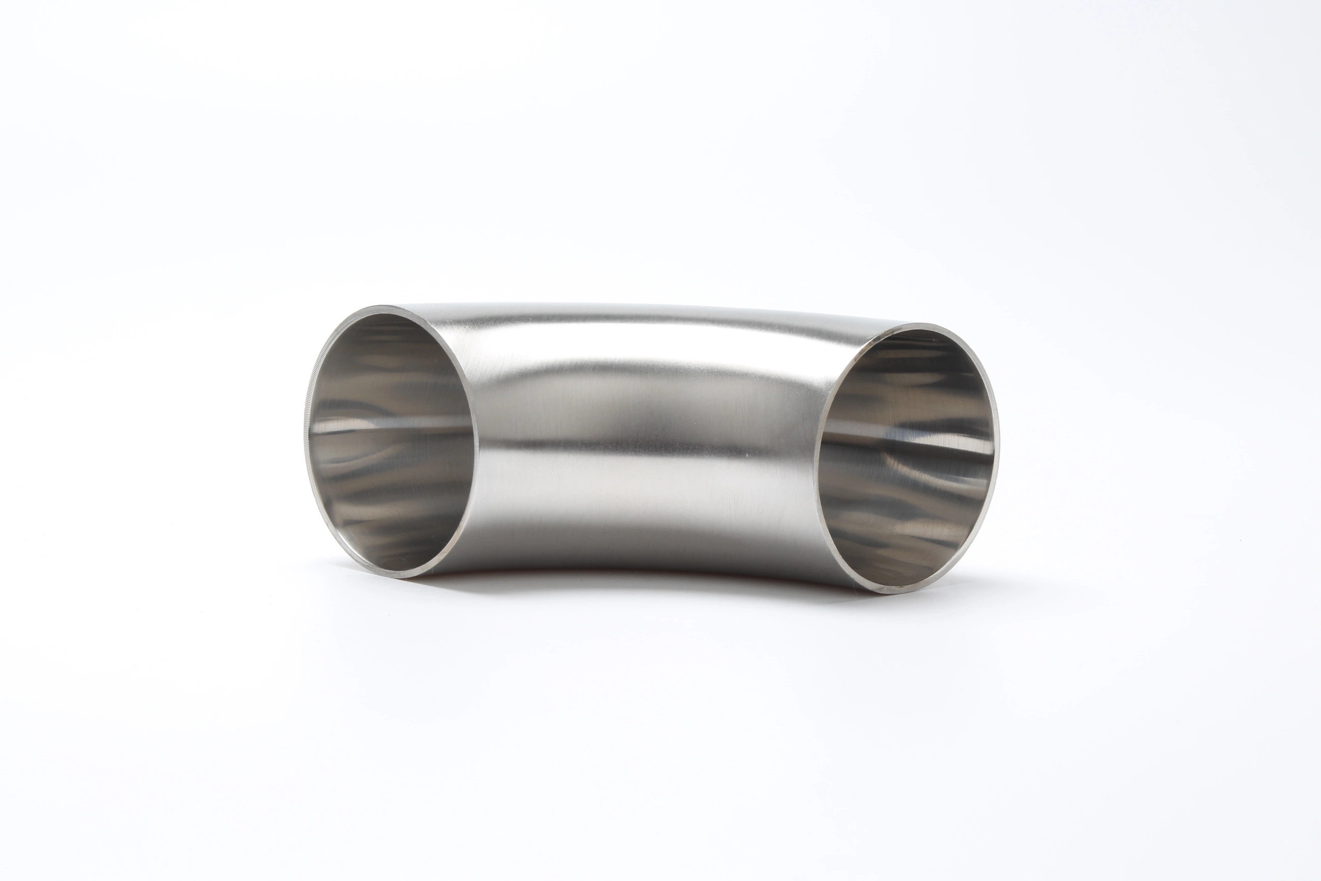 DIN/SMS/ISO/3A SS304/ SS316L Sanitary Stainless Steel Pipe Fitting Bend 90 Degree Elbow Welded Long Type