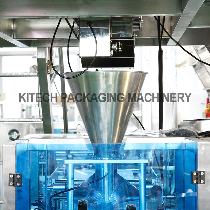 Kitech Factory High quality/High cost performance Automatic Banana Chips /Dried Fruit/Multihead Weigher Form Fill Seal Wrapping Flow Packaging Packing Filling Sealing Machine