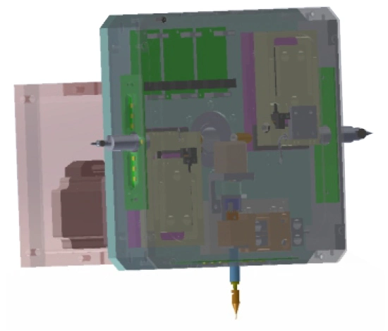 Chip do dispositivo de teste de resistência de soldadura da embalagem de semicondutores Dispositivo de teste Bond de empurrar e puxar com bola dourada