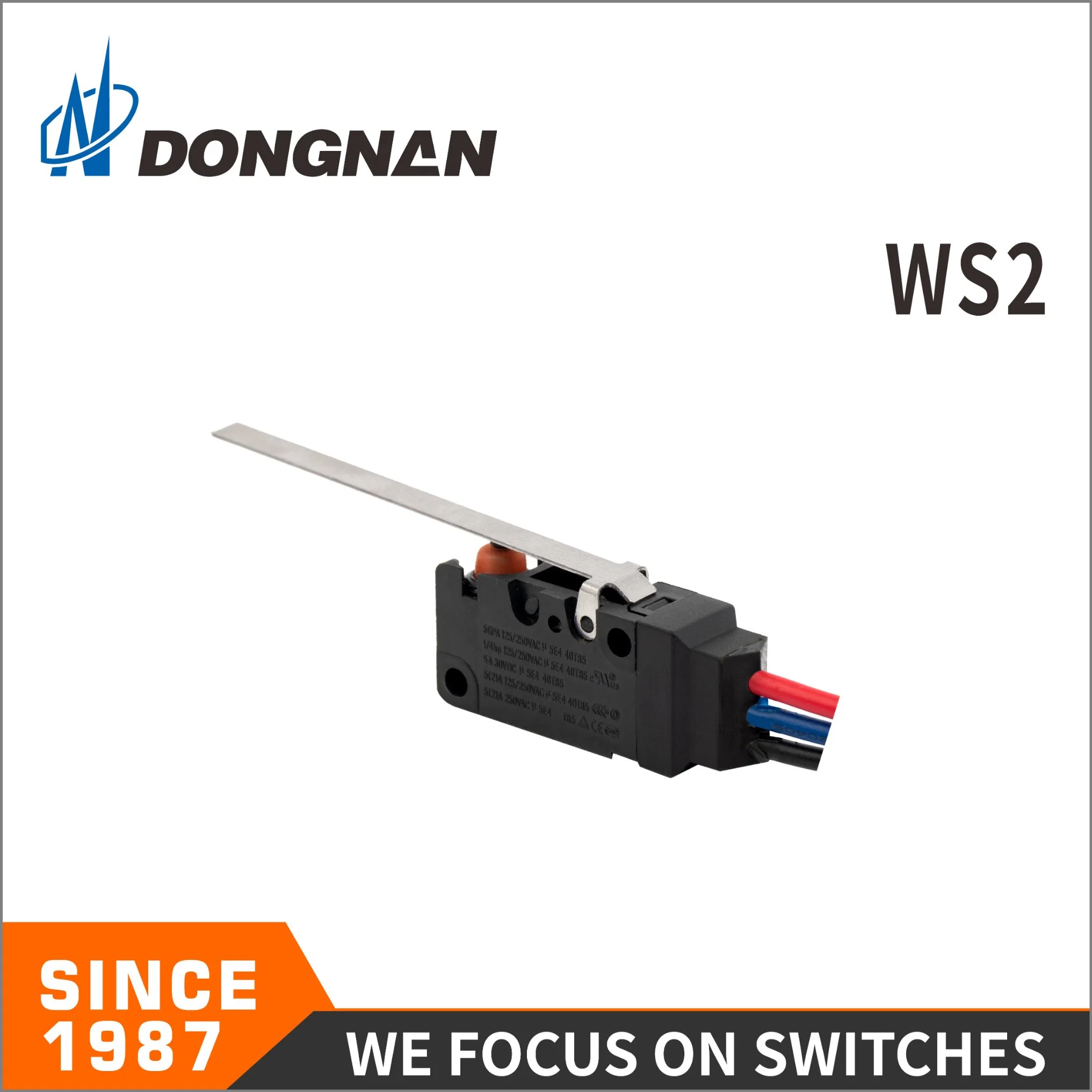 Automotive Micro Waterproof Switch Ws2 Conversion Normally Open and Normally Closed Optional