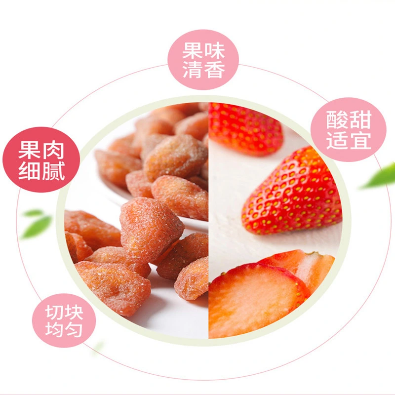 Hot Sale Delicious Preserved Fruit of Soft Dried Strawberry Whole and Dice