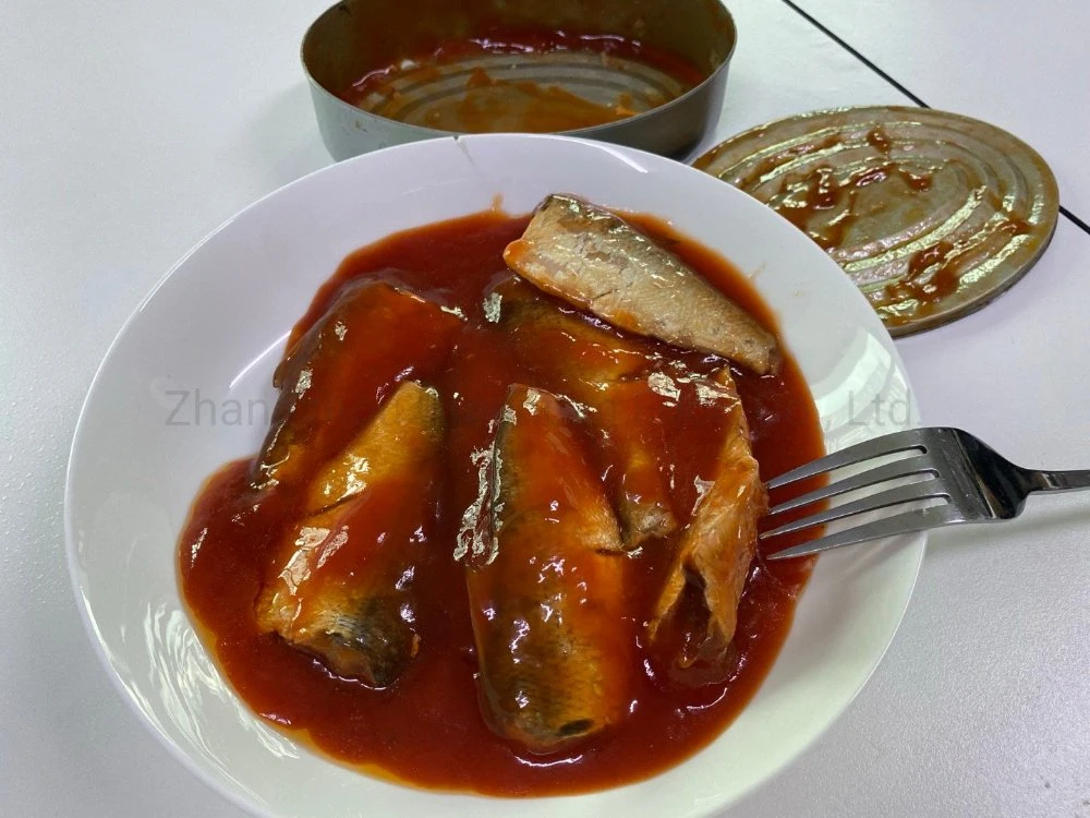 Oval Tin Sardine Fish Canned Sardine in Tomato Sauce Sea Food Manufactuer with Best Price