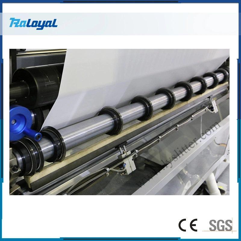 High Speed Double Friction Shafts Rewinding Slitting Machine for Paper Label Stock Basic Label