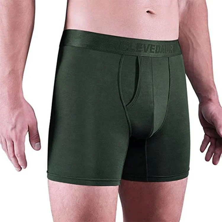 Commerce de gros hommes sexy Lingerie Mens Boxer modal des mémoires de l'humidité des écoulements sous-vêtements de coton de voyage pour les hommes