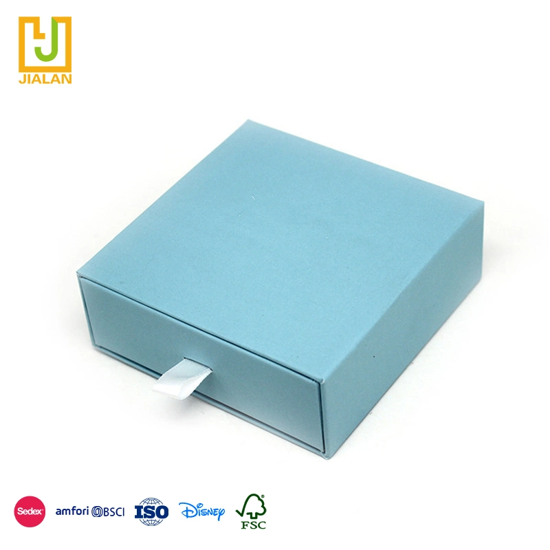 Manufacturer Custom Rigid Sliding out Drawer Jewelry Box Packaging Gift Accessory Storage Retail Jewelry Packaging Box with Logo