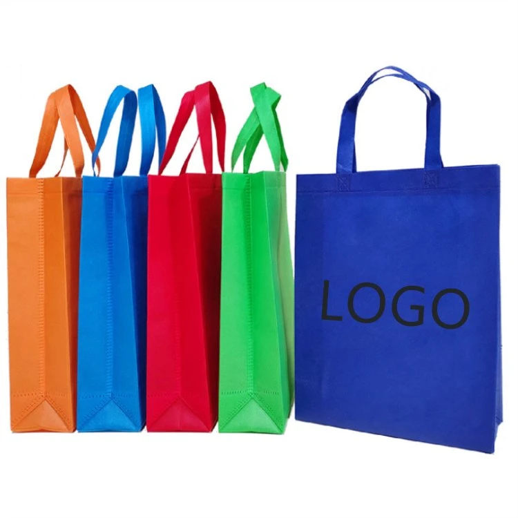 Großhandel Custom wiederverwendbare Tote Shopping Non Woven Tasche mit Logo