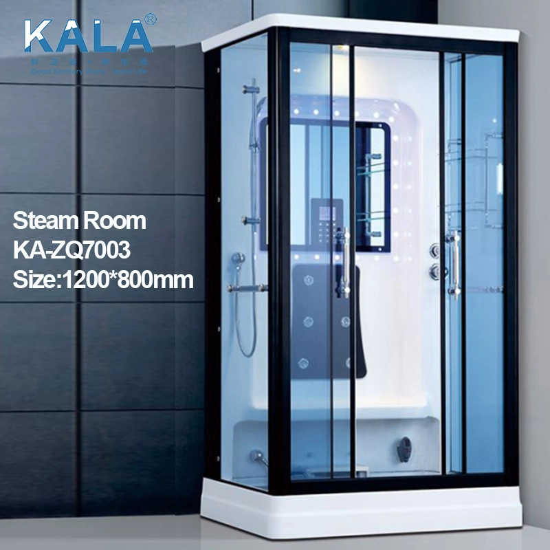 Bathroom Glass Steam Shower Room with Jacuzzi Whirlpool