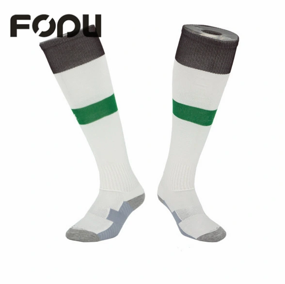 Productor chino Unisex Knee High Solid Deporte Fútbol medias de compresión