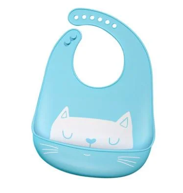 Silicone bebê Bibs Silicone impermeável de Manga Longa Bebê Personalizado Bibs