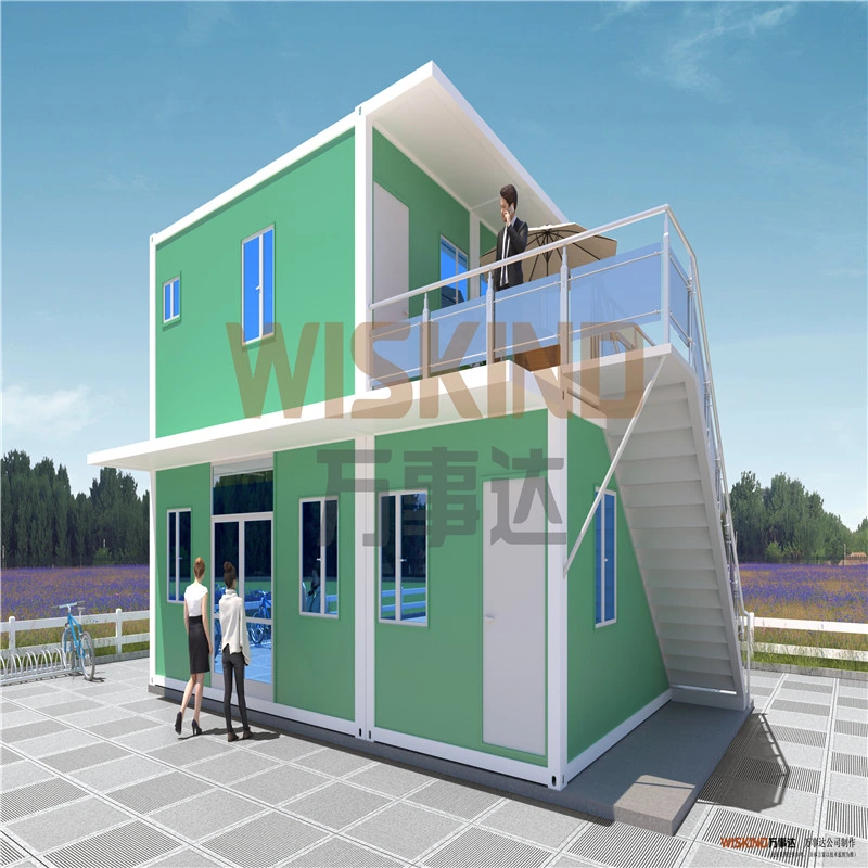 Prefab House with 75mm Rock Wool Insulation Panel as Hotel