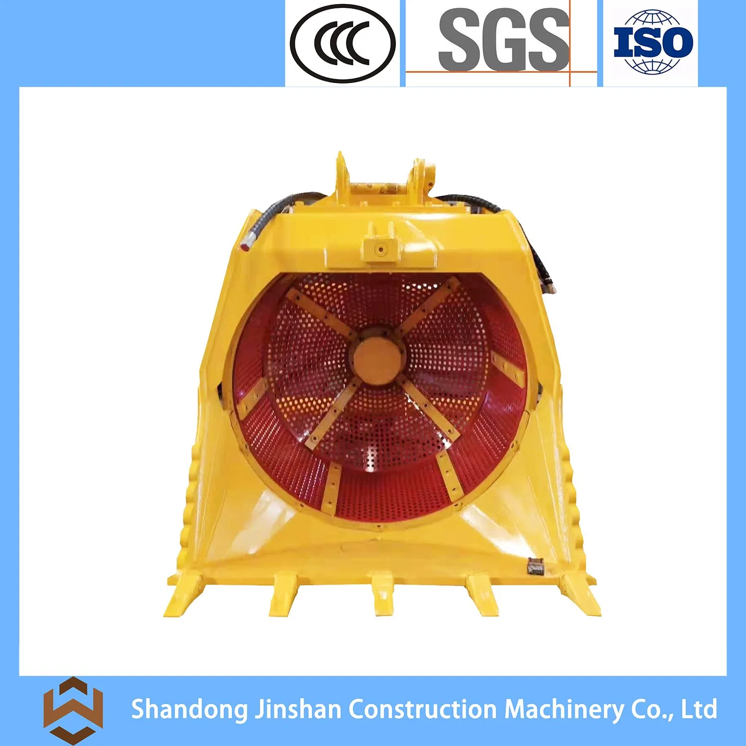 Popular Custom Designed Excavator Rotary Screen Js-35 / Rotating Screening Bucket/Screening/Dry & Wet Style