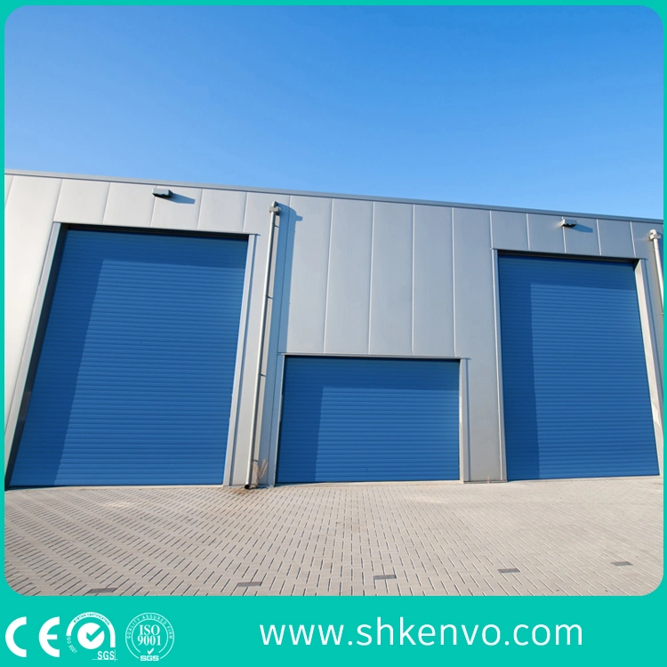 Industrielle Overhead elektrische Wind Lock Stahl Rolling Up Shutter für Fabrik oder Garage