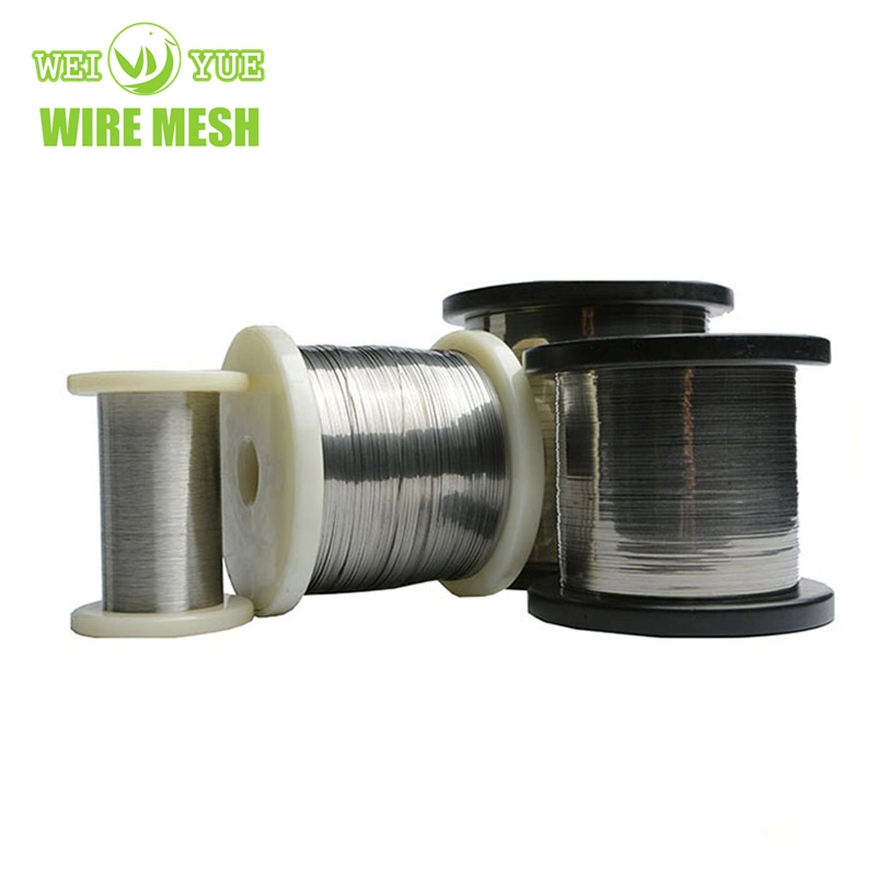 Ultra Thin 316L 0.04 mm Bright Annealed Stainless Steel Weaving Wires/Sewing Thread Used for Cut Resistant Gloves