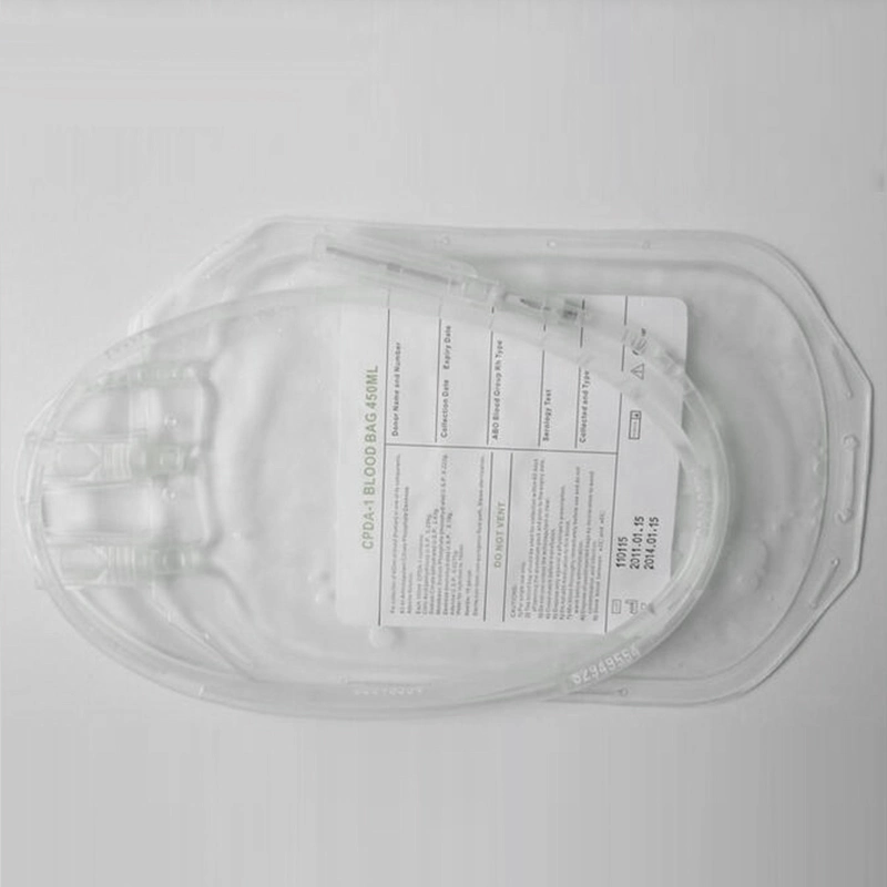 Medical Empty Single Sterile Blood Collection Bag in Hospital