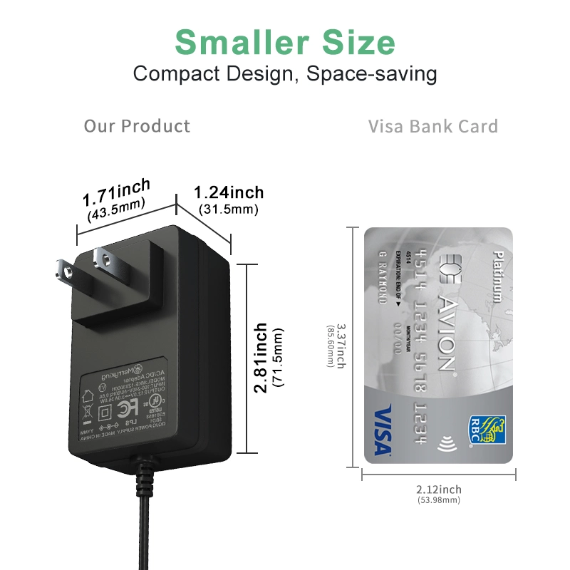 AC 100V-240V Converter 5V 2A 5V 1A 12V 1A 6V 1A 9V 1A 7.5V 1A 4.5V1a Switching Power Adapter Supply DC 5.5mm X 2.1mm Us