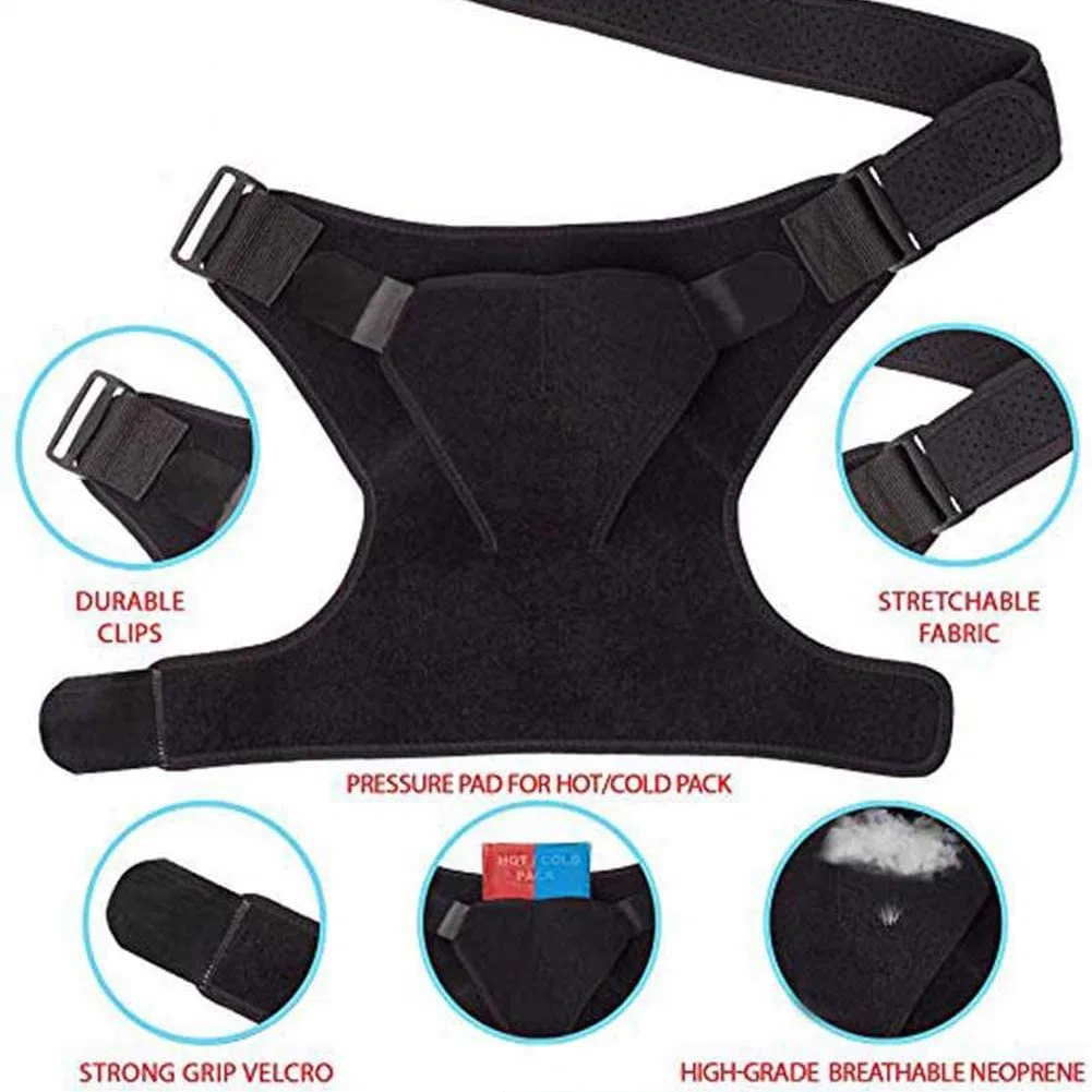 Compression Shoulder Support Brace with Rotator Cuff Support,