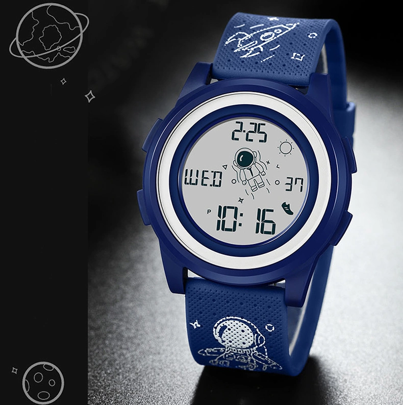 Relógio impresso Relógio digital para exterior Relógio eletrónico Relógio para desporto homem À prova de água