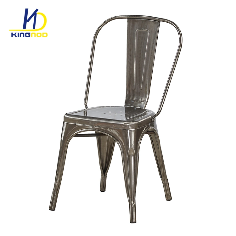 Commercial Industrial Bistro Cafe Hotel Iron Restaurant Stackable Tolix Metal Chair