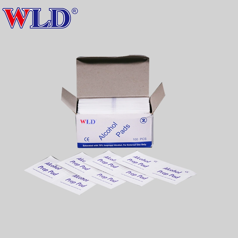 Non-Woven and 70% Isopropyl Disposable Vaginal Speculum Alcohol Prep Pads