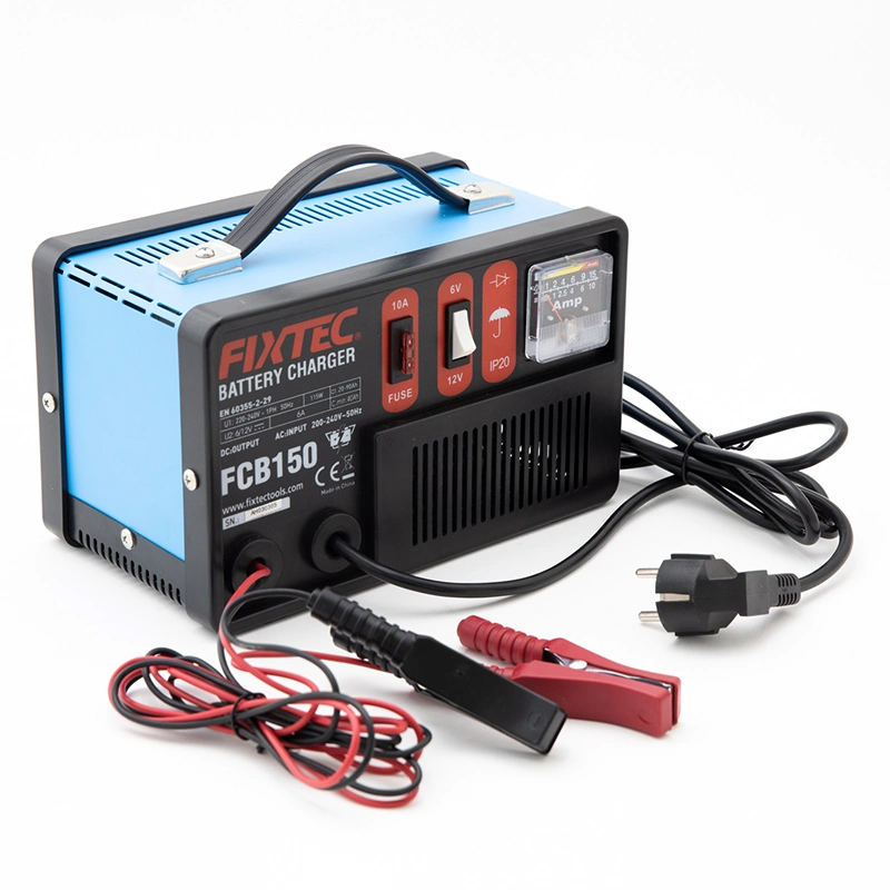 Fixtec Wholesale/Supplier 220V 6V/12V Electric Battery Charger Car Smart Auto Portable Battery Charger