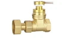 Industrial Manual Forging Brass Angle Type Fire Hydrant Valve with Male Thread Ends