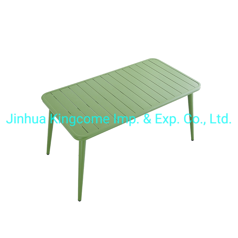 Outdoor Rectangle Aluminum Dining Table/ Garden /Patio Table