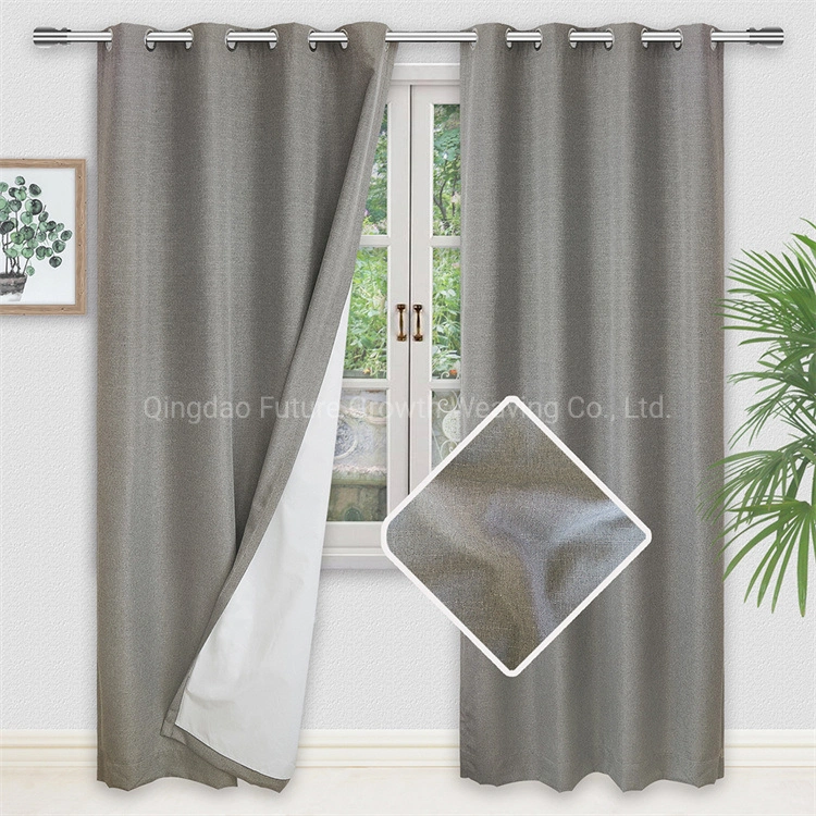 Home Decoration Single Color Black out Grommet Window Curtains for Hotel, Living Room Set