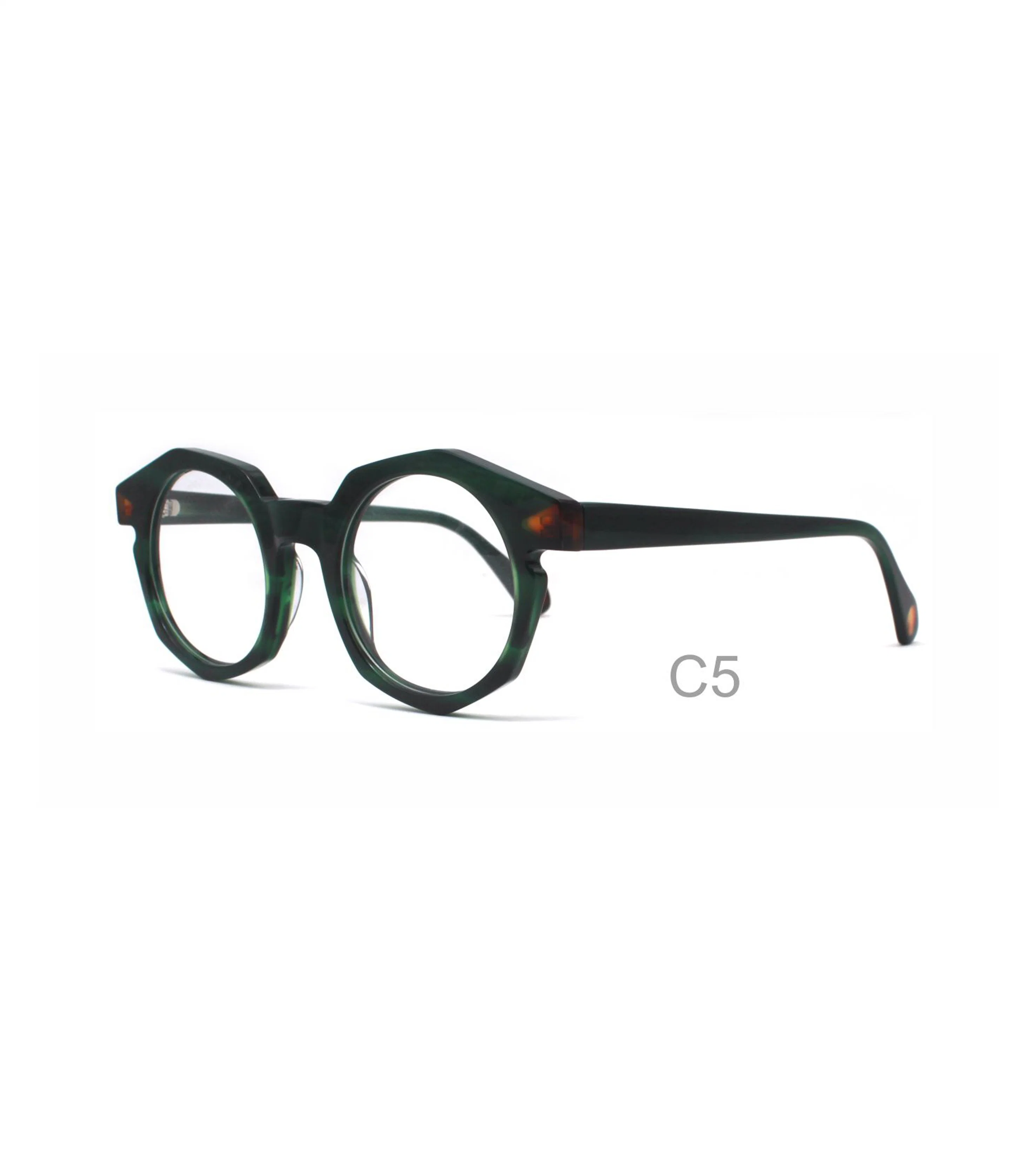 Mulheres Geometric Fashion Acetate Lamination eyeglasses frames