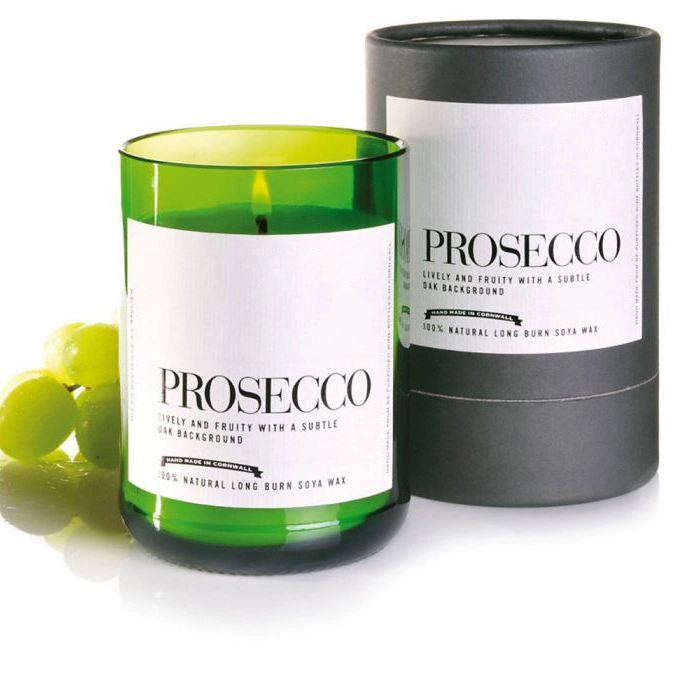 Premium Nova Zelândia estilo perfumado fresco Pine Wine Bottle Soy Candle aromatherapy