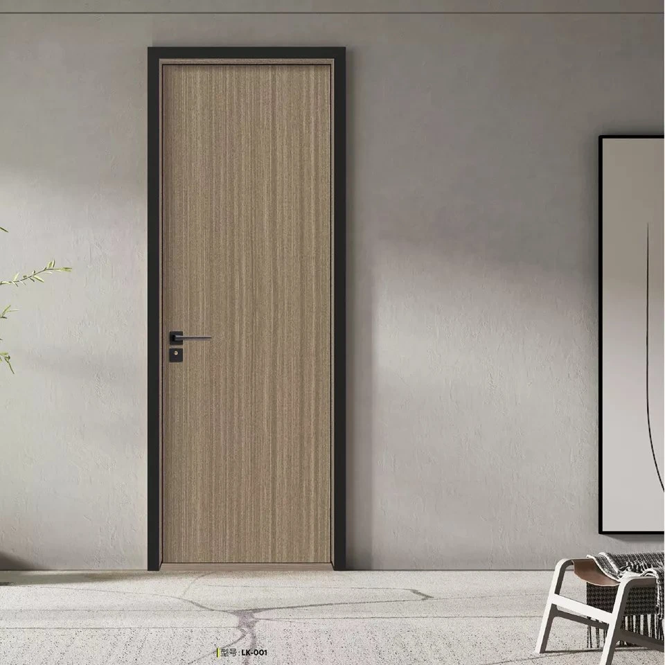 Aluminum Wooden Door Sliding with Leather Bedroom