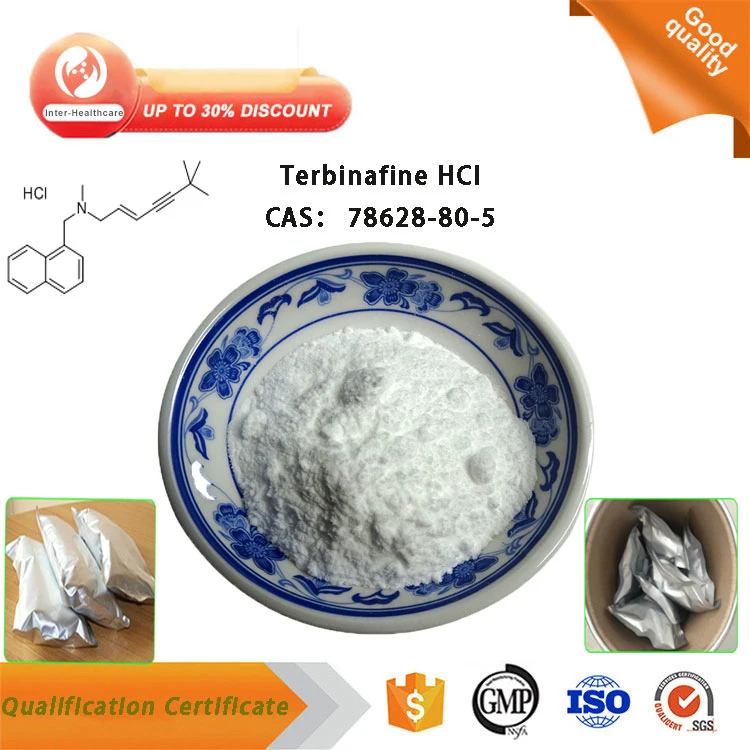 High Purity API Medicine Grade Bulk Terbinafine HCl/Hydrochloride Powder CAS 78628-80-5 Terbinafine