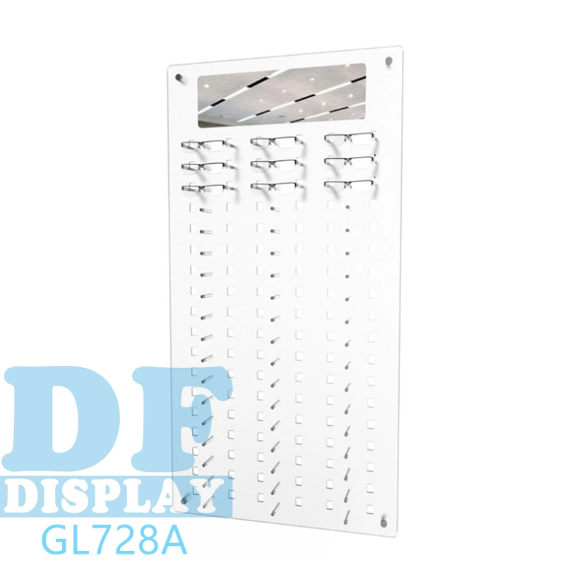 Wall Optical Shop Eyewear Display Acrylic Eyewear Displays Optical Shop Glass Shelf Optical Eyeglasses Display Wall Mount Acrylic Display