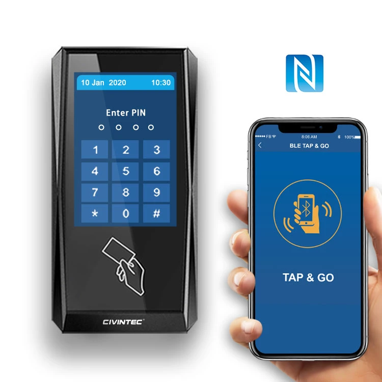 OEM Standalone RFID NFC Access Control System with 10000 Users and Relay to Control Door Lock Waterproof IP65